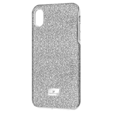 High Smartphone Case with Bumper, iPhone® XS Max, Silver tone - Swarovski, 5449135