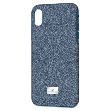 High smartphone case, iPhone® XS Max, Blue - Swarovski, 5449136