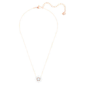 Sunshine Anhänger, Verschiedene Schliffe, Sonne, Weiß, Roségold-Legierungsschicht - Swarovski, 5451376