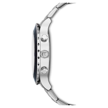 Octea Lux Chrono 手錶, 瑞士製造, 金屬手鏈, 灰色, 不銹鋼 - Swarovski, 5452504