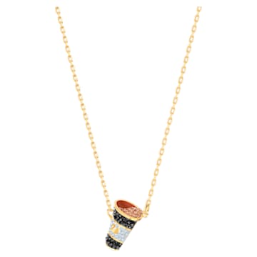 Collier Nicest, Parure (2), Beignet et café, Multicolore, Placage de ton or - Swarovski, 5459142