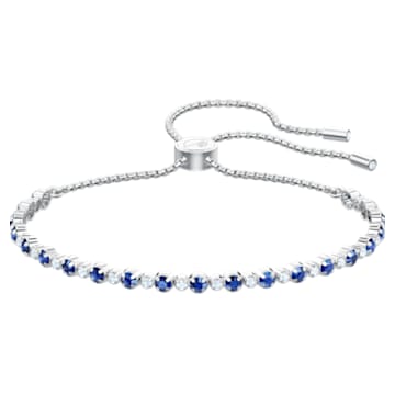 Bracelet Subtle, bleu, Métal rhodié - Swarovski, 5465383