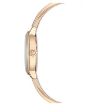 Cosmic Rock watch, Swiss Made, Metal bracelet, Gray, Champagne gold-tone finish - Swarovski, 5466205