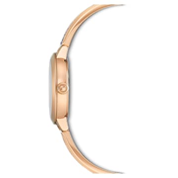 Cosmic Rock watch, Swiss Made, Metal bracelet, Blue, Rose gold-tone finish - Swarovski, 5466209