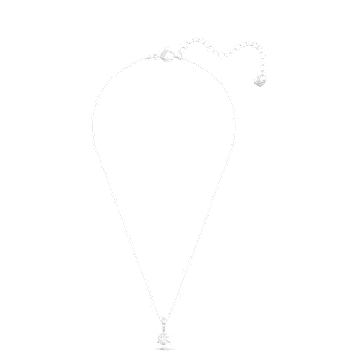 Solitaire ペンダント, ラウンドカット, ホワイト, ロジウム・プレーティング - Swarovski, 5472635