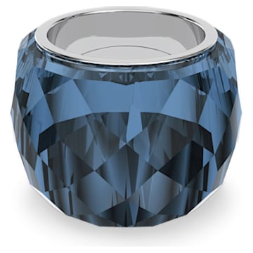 Nirvana ring, Blue, Stainless steel - Swarovski, 5474371