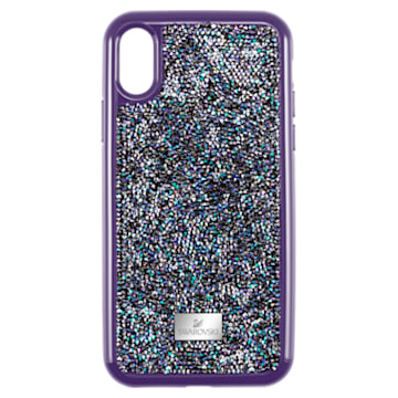 Glam Rock smartphone case , iPhone® XS Max, Purple - Swarovski, 5478875
