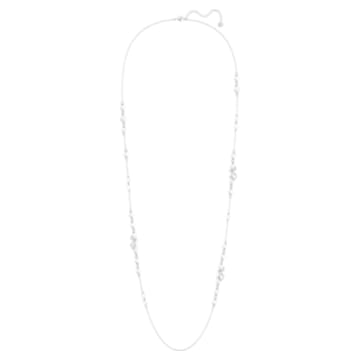 Leonore Strandage necklace, Multicoloured, Rhodium plated - Swarovski, 5479976