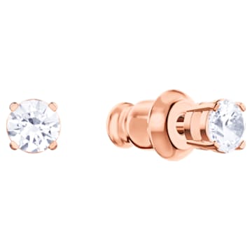 Sunshine 套裝, 白色, 鍍玫瑰金色調 - Swarovski, 5480468