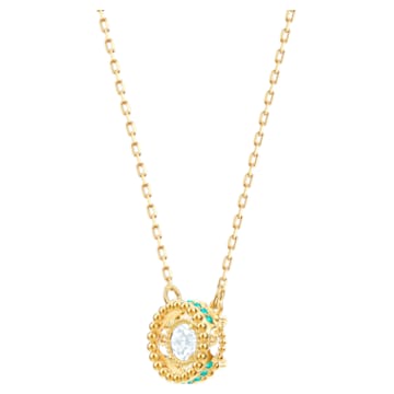 Oxygen necklace, Multicolored, Gold-tone plated - Swarovski, 5481256