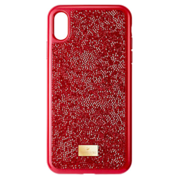 Glam Rock smartphone case, iPhone® XS Max, Red - Swarovski, 5481454