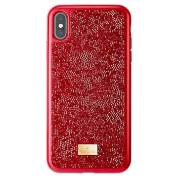 Étui pour smartphone Glam Rock, iPhone® XS Max, Rouge - Swarovski, 5481454