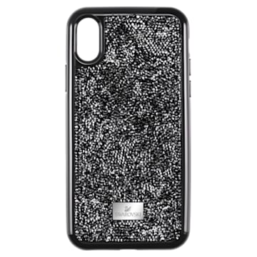 Glam Rock smartphone case, iPhone® XR, Black - Swarovski, 5482282