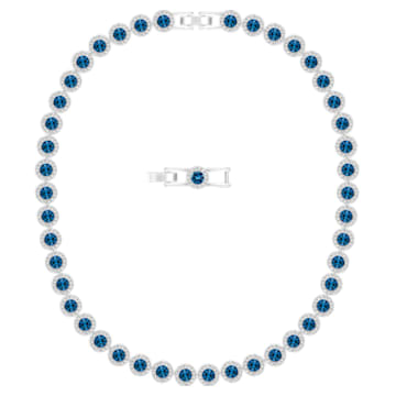 Collier Angelic, Bleu, Métal rhodié - Swarovski, 5482698