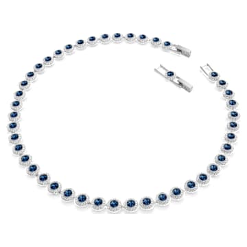 Angelic Halskette, Blau, Rhodiniert - Swarovski, 5482698