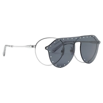 Click-on mask for Swarovski glasses, SK0275-H 52016, Gray - Swarovski, 5483807