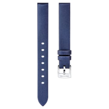 Bracelet de montre 13mm, Soie, Bleu, Acier inoxydable - Swarovski, 5485039