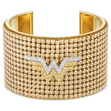 Fit Wonder Woman cuff, Wing, Gold tone, Mixed metal finish - Swarovski, 5492145