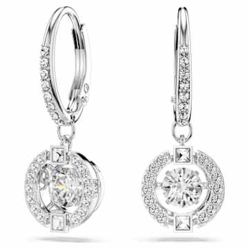 E♡プロフ必読‼︎　新品スワロフスキー　Una Angelicドロップピアス Una Angelic ドロップピアス, ラウンドカット, パヴェ, ホワイト