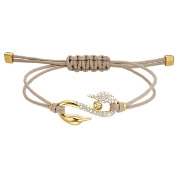 Swarovski Power Collection Hook armband , Braun, Goudkleurige toplaag - Swarovski, 5508527