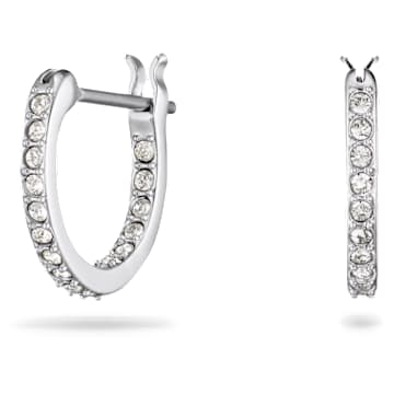 Swarovski Iconic Swan Drop-Ohrhänger, Schwan, Blau, Rhodiniert - Swarovski, 5512577