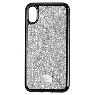 Glam Rock Smartphone smartphone case, iPhone® XS Max, Silver tone - Swarovski, 5515013