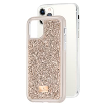 Glam Rock smartphone case with bumper, iPhone® 11 Pro, Beige - Swarovski, 5515624