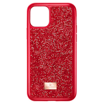 Glam Rock okostelefon tok, iPhone® 11 Pro, Piros - Swarovski, 5515625