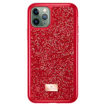 Glam Rock smartphone case, iPhone® 11 Pro, Red - Swarovski, 5515625