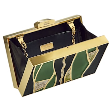 Gilded Treasures clutch bag, Multicoloured, Gold-tone plated - Swarovski, 5517035
