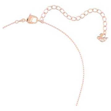 Swarovski Infinity 项链, 无限和心, 白色, 混合金属润饰 - Swarovski, 5518865