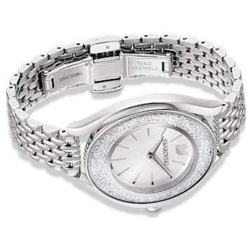 Crystalline Aura horloge, Swiss Made, Metalen armband, Zilverkleurig, Roestvrij staal - Swarovski, 5519462