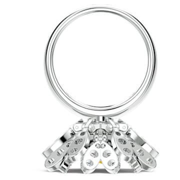 Eternal Flower ring, Bloem, Geel, Gemengde metaalafwerking - Swarovski, 5520366