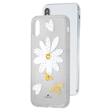 Eternal Flower Smartphone Case with Bumper, iPhone® X/XS, Light multi-colored - Swarovski, 5520597