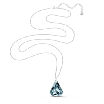 Spirit necklace, Blue, Rhodium plated - Swarovski, 5521034