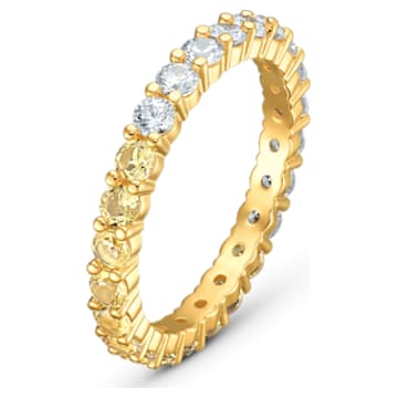 Vittore Half ring, Gold tone, Gold-tone plated - Swarovski, 5522878