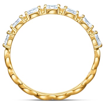 Vittore ring, Marquise cut, White, Gold-tone plated - Swarovski, 5525118