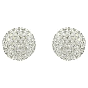 Blow 스터드 이어링, 그레이, 골드 톤 플래팅 - Swarovski, 5528455