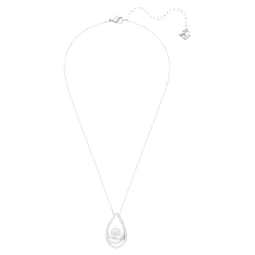 Free 펜던트, 화이트, 로듐 플래팅 - Swarovski, 5528928