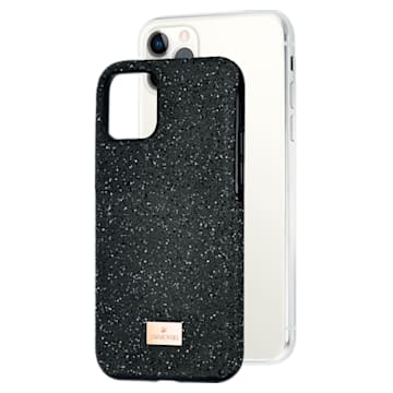 High smartphone case, iPhone® 11 Pro, Black - Swarovski, 5531144