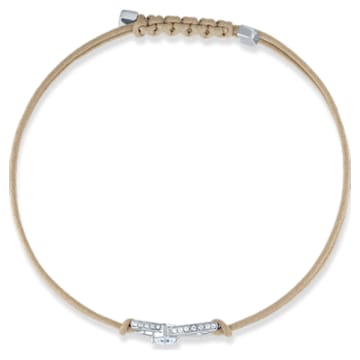 Swarovski Infinity bracelet, Infinity, Beige, Rhodium plated - Swarovski, 5533725