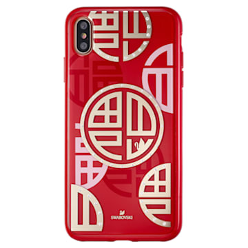 Full Blessing Fu 智能手機防震保護套, iPhone® XS Max, 紅色 - Swarovski, 5533967