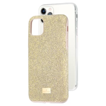 High smartphone case , iPhone® 11 Pro Max, Gold tone - Swarovski, 5533970