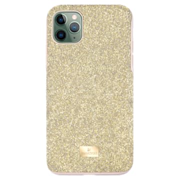High 스마트폰 케이스, iPhone® 11 Pro Max, 골드 톤 - Swarovski, 5533970