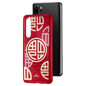 Full Blessing Fu Smartphone Case with Bumper, Huawei® P30, Red - Swarovski, 5533975
