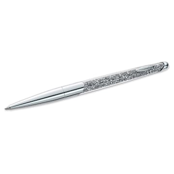 Crystalline Nova ballpoint pen, Silver tone, Chrome plated - Swarovski, 5534318
