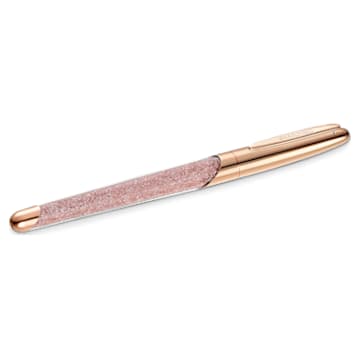 Kuličkové pero Crystalline Nova, Růžová, Pokoveno v růžovozlatém odstínu - Swarovski, 5534321