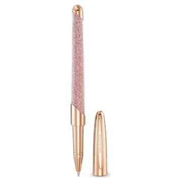 Kuličkové pero Crystalline Nova, Růžová, Pokoveno v růžovozlatém odstínu - Swarovski, 5534321