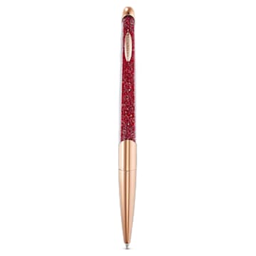 Długopis Crystalline Nova, Czerwony, Powłoka w odcieniu różowego złota - Swarovski, 5534323