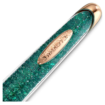Crystalline Nova ballpoint pen, Green, Rose gold-tone plated - Swarovski, 5534326